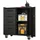 retrok Heavy-duty Metall-werkzeugschrank Mit Rollen, Werkzeugwagen Mit 3 Schubladen, 75 × 42 × 88 Cm, Schwarz/grau, Für Garage, Büro Und Haushalt