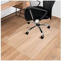 Floordirekt antistatik- bodenschutzmatten performa für hartböden aus 115 x 134 cm rechteckig mit lippe - transparent - polycarbonat