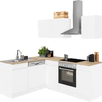 OPTIFIT Winkelküche »Roth«, Stellmaße 210x175 cm,wahlweise mit E-Geräten, Push-to-Open-Funktion,