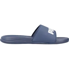 Puma Popcat 20 Slide Sandal, Inky Blue White, 39