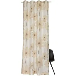 Vorhang ESPRIT "Powerplant" Gr. 1, beige, B:140cm H:180cm, Baumwolle, Polyester, Gardinen, Maßanfertigung