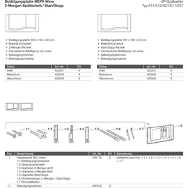 MEPA MEPAwave für A21/E21 Start/Stopp, Matt Chrom