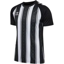 hummel hmlMATCH Striped Fußballtrikot 2114 - black/white 164