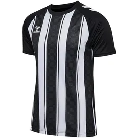 hummel hmlMATCH Striped Fußballtrikot 2114 - black/white 164