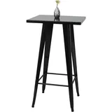 MCW Stehtisch A73 60 x 105 x 60 cm Schwarz