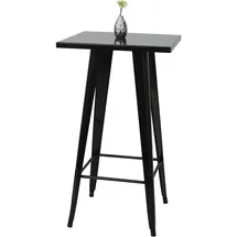 MCW Stehtisch A73 60 x 105 x 60 cm Schwarz