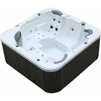 XXL Luxus SPA LED Whirlpool 215x215 Farblicht Outdoor Indoor Pool 5-Personen v2