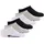 Champion Kinder Socken, 6er Pack – Sneaker Socken, Logo, einfarbig Schwarz/Grau/Weiß 31-34