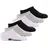 Champion Kinder Socken, 6er Pack – Sneaker Socken, Logo, einfarbig Schwarz/Grau/Weiß 31-34