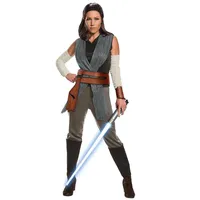 Rubie's 820698_M Offizielle Star Wars Die letzten Jedi Rey Damen Erwachsene Kostüm, Mittel UK 12–14
