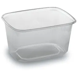1000 Feinkost-/Rechteckbecher 300 ml aus PP - Klar und vielseitig einsetzbar