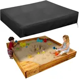 Sandkasten Abdeckung, Outdoor Garden Abdeckplane Sandkasten, Square Sandkastenabdeckung, 210D Oxford-Tuch Wasserdicht, Winddicht, Staubdicht, Geeignet Zum Schutz Von Kinderspielzeug (160x160cm)