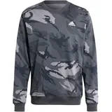 adidas Men's Seasonal Essentials Camouflage Sweatshirt, DGH solid Grey, XXL