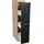 Respekta Apothekerschrank Merle 30 x 60 x 144,8 cm Schwarz