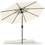 VOUNOT Balkonschirm 270 x 270 cm Beige
