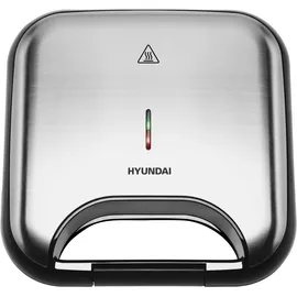 Hyundai Sandwichmaker "HYUSM615", silber, schwarz, B:23cm H:9cm T:22,5cm, Sandwichmaker