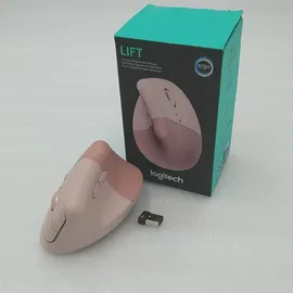 Logitech Lift Vertical Ergonomic rosa