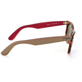 Ray-Ban Wayfarer RB2140 tortoise grey / silver flasch mirrored