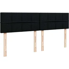 vidaXL Boxspringbett 180 x 200 cm Schwarz