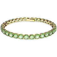 Swarovski Matrix Tennis Armband grün 5658849