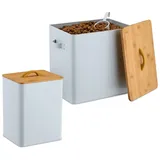 Relaxdays Futterbox, Futternapf