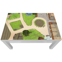 STIKKIPIX Möbelfolie LCK01, (MÖBEL NICHT INKLUSIVE) Möbelfolie LCK01 - für Lack 90 x 55 von IKEA bunt|grün