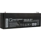 Lakuda Q-Batteries 12LS-2.1 | 12V 2,1Ah Blei-Vlies Akku AGM VRLA VRLA mit VdS