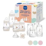 MAM Easy Start Anti-Colic Set uni & Griffen, Baby Geschenk Set, ab Geburt, beige