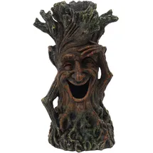 Relaxdays Aquariendeko Baum mit Gesicht 23 x 11 x 11 cm