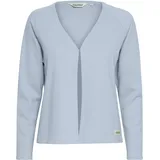 Oxmo Sweatjacke OXJonia", Damen, Gr. M, blau (kentucky blau), Obermaterial: 60% Baumwolle CO. 40% Polyester PES., Sweatjacken Sweatjacke