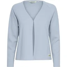 Oxmo Sweatjacke OXJonia", Damen, Gr. M, blau (kentucky blau), Obermaterial: 60% Baumwolle CO. 40% Polyester PES., Sweatjacken Sweatjacke
