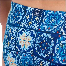 HOM Badeslip Swim Micro Briefs Blau/Weiß M