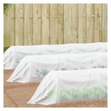 vidaXL Insektennetz Weiß 2 x 10 m