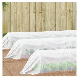 vidaXL Insektennetz Weiß 2 x 10 m