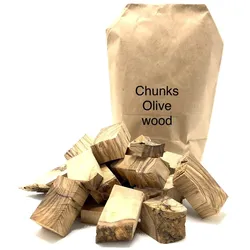 Räucherholz (Chunks aus Olivenholz) zum Räuchern & Smoken