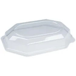 VEPATIM 100x Domdeckel rPET klar für Catering-Platte WX-74935