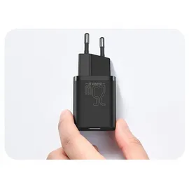 Baseus Super Si 1C Schnellladegerät USB Typ C 25W Pd Qc schwarz