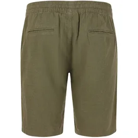 Cruz Micky Leinenshorts dunkelgrün S