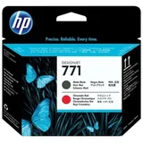 HP 771 matt schwarz + chromatic rot CE017A