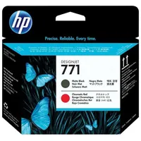 HP 771 matt schwarz + chromatic rot CE017A