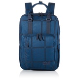 Jack Wolfskin Unisex-Erwachsene Phoenix Y.D. Jours sac à DOS Tagerucksack, Blau (Indigo Big Check) - Einheitsgröße