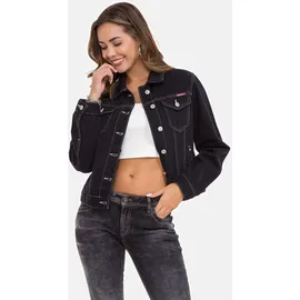 Cipo & Baxx Jeansjacke in BLACK – Gr.: L
