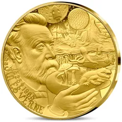 Frankreich – Premium-Satz „120 Jahre Jules Verne“ aus Gold und Silber!