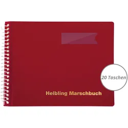 Helbling BMR20 Marschbuch rot 20 Taschen