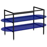 Vitra Waschtischunterschrank 125 x 49,5 x 66 cm Schwarz Matt/Blau