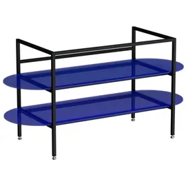 Vitra Waschtischunterschrank 125 x 49,5 x 66 cm Schwarz Matt/Blau