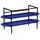 Vitra Waschtischunterschrank 125 x 49,5 x 66 cm Schwarz Matt/Blau