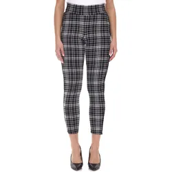 Aniston Selected Damen Stoff-Hose Schlupf-Hose im Karo-Design 61294641 Schwarz/Weiß - 34