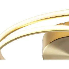 QAZQA Rowan 1-flammig oval gold Aluminium