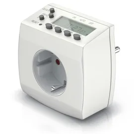 Bearware digitale Zeitschaltuhr in kompakter Bauform Kinderschutzsicherung / Zufallsschaltung